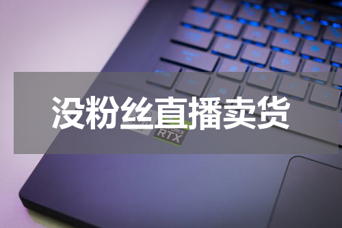 没粉丝直播卖货