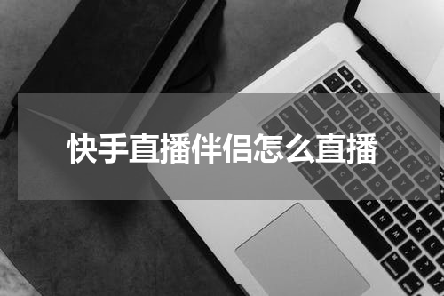 快手直播伴侣怎么直播