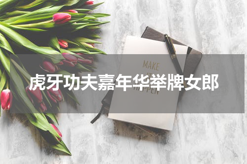 虎牙功夫嘉年华举牌女郎