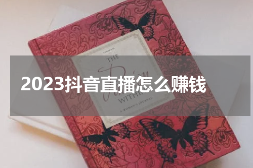 2023抖音直播怎么赚钱