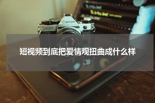 短视频到底把爱情观扭曲成什么样