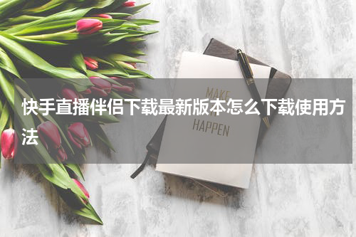快手直播伴侣下载最新版本怎么下载使用方法
