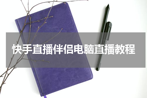 快手直播伴侣电脑直播教程