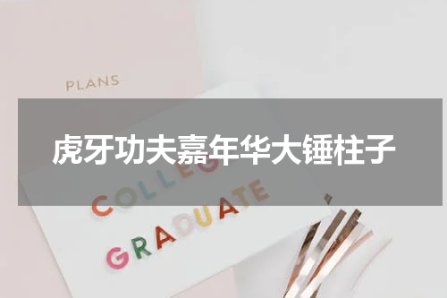 虎牙功夫嘉年华大锤柱子