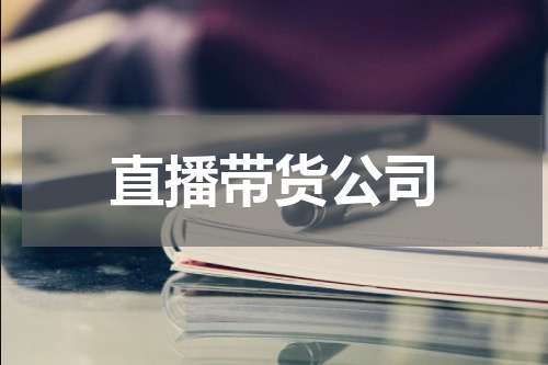 直播带货公司