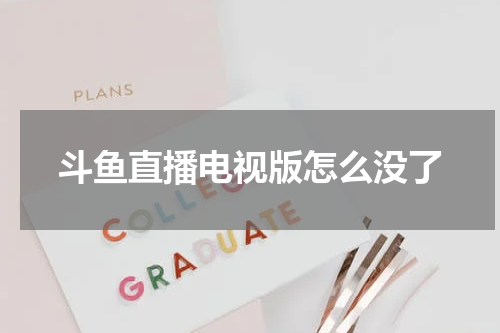 斗鱼直播电视版怎么没了