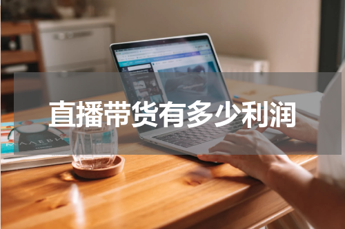 直播带货有多少利润