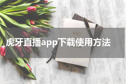 虎牙直播app下载使用方法
