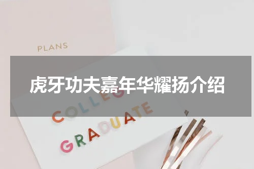 虎牙功夫嘉年华耀扬介绍