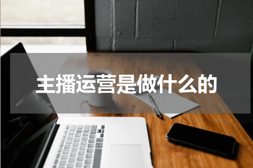 主播运营是做什么的