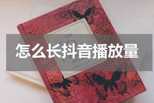 怎么长抖音播放量