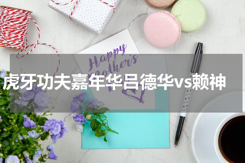 虎牙功夫嘉年华吕德华vs赖神