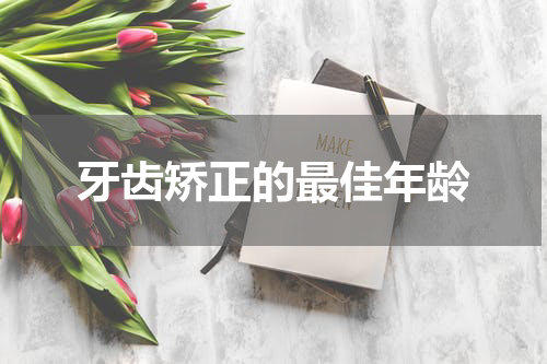 牙齿矫正的最佳年龄