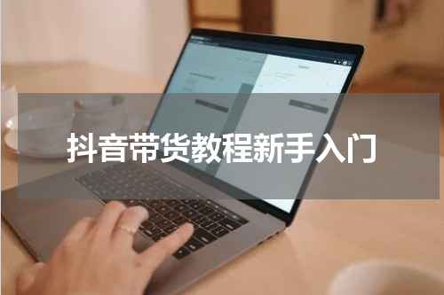 抖音带货教程新手入门