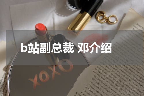 b站副总裁 邓介绍