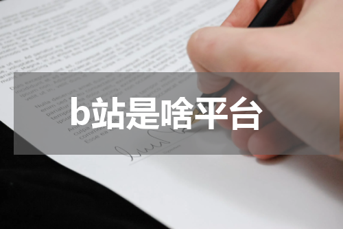 b站是啥平台