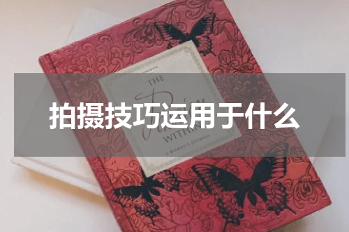 拍摄技巧运用于什么