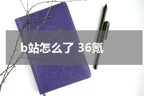 b站怎么了 36氪