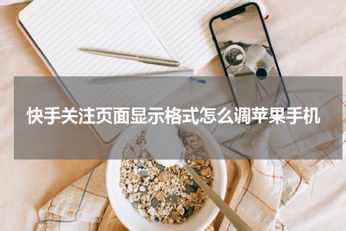 快手关注页面显示格式怎么调苹果手机
