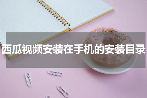 西瓜视频安装在手机的安装目录
