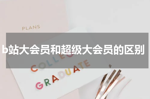 b站大会员和超级大会员的区别