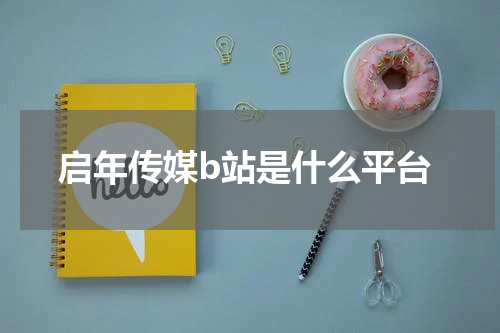 启年传媒b站是什么平台