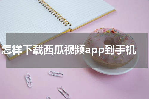 怎样下载西瓜视频app到手机