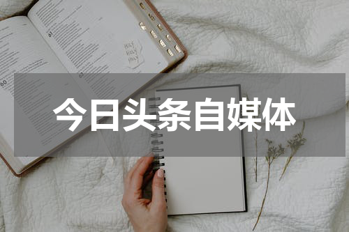 今日头条自媒体