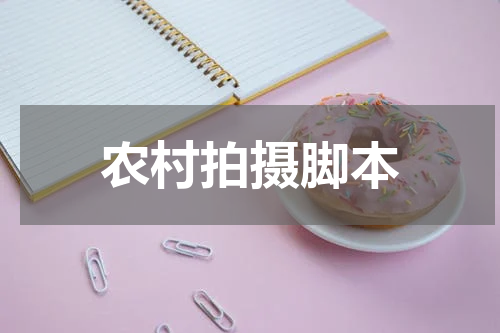 农村拍摄脚本