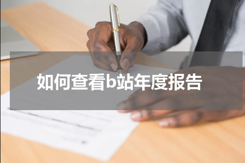 如何查看b站年度报告