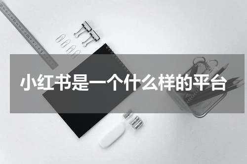 小红书是一个什么样的平台