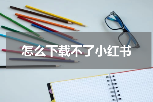 怎么下载不了小红书