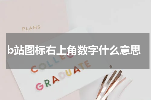 b站图标右上角数字什么意思