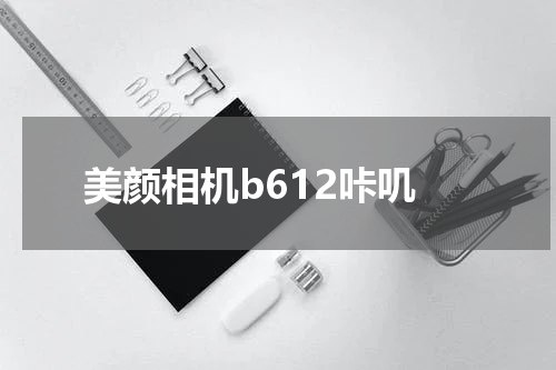 美颜相机b612咔叽