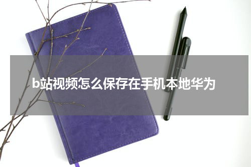 b站视频怎么保存在手机本地华为