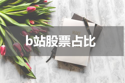 b站股票占比