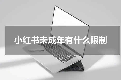 小红书未成年有什么限制