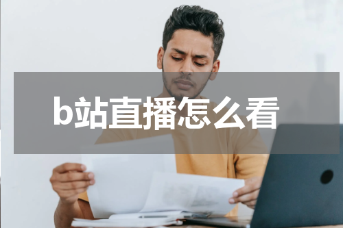 b站直播怎么看
