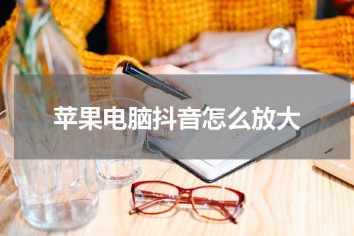 苹果电脑抖音怎么放大