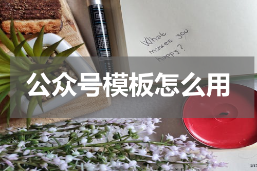 公众号模板怎么用