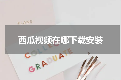 西瓜视频在哪下载安装