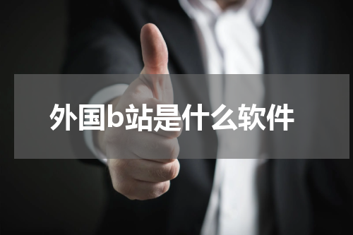 外国b站是什么软件