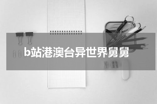 b站港澳台异世界舅舅
