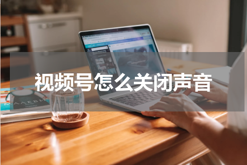 视频号怎么关闭声音