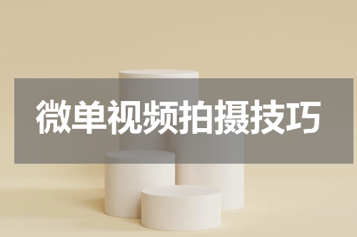 微单视频拍摄技巧
