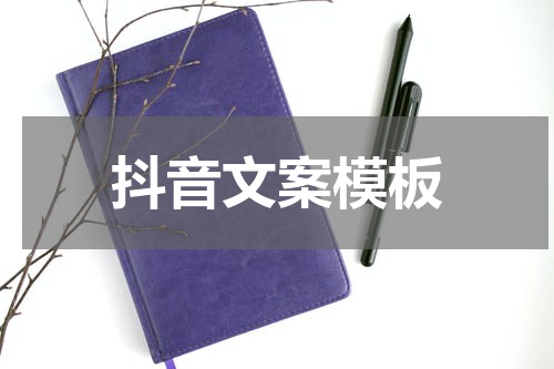 抖音文案模板
