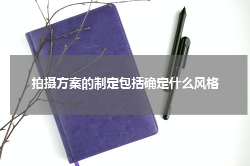 拍摄方案的制定包括确定什么风格