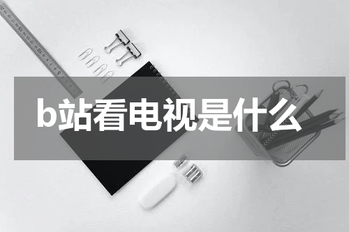 b站看电视是什么