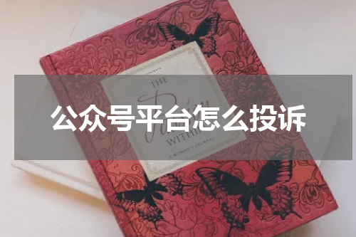 公众号平台怎么投诉