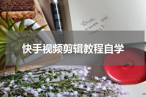 快手视频剪辑教程自学